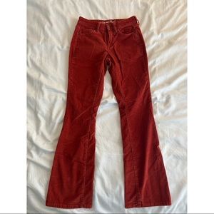 high rise skinny bootcut jeans